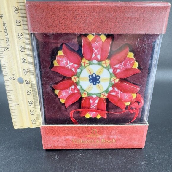 Villeroy and Boch Ornament Scandinavian Christmas  Rosemahl Style New In Box - Picture 3 of 9